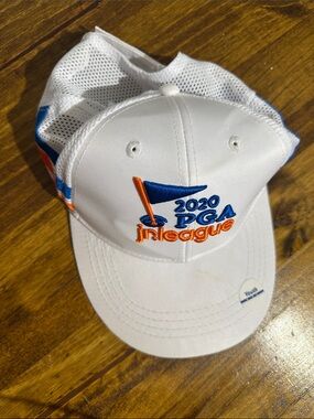 White 2020 PGA Jr. League Youth Mesh-Back Baseball Hat